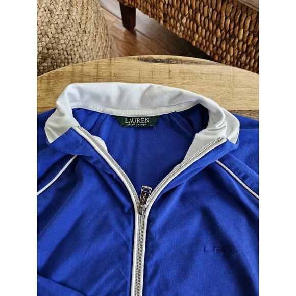 Lauren Ralph Lauren Active Zip-Up Shirt Jacket Women's XL Golf Tennis Athlesure - Picture 6 of 9